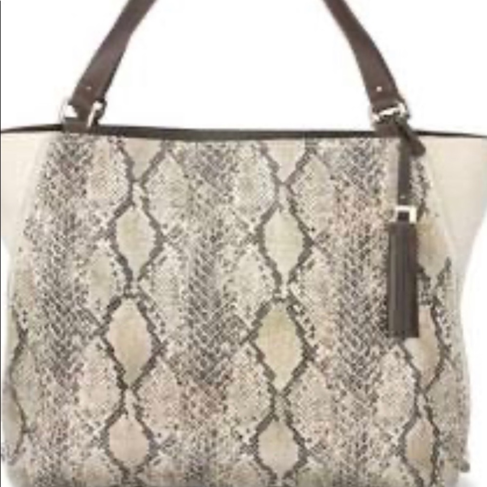 Stella & Dot Snake skin purse